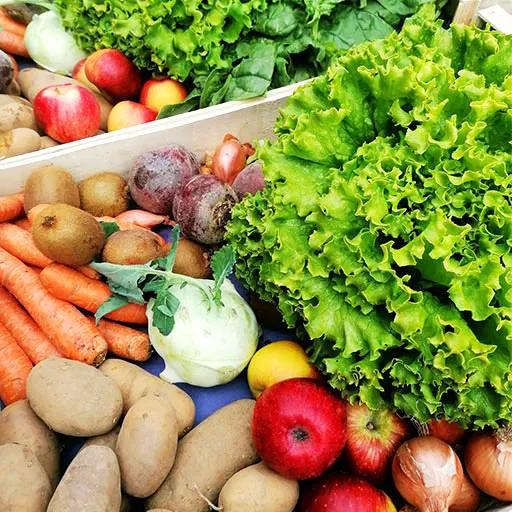 Panier fruits et légumes